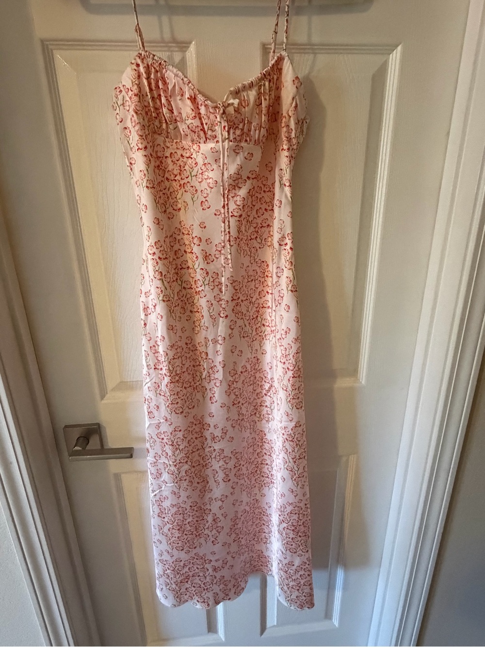 H&M Pink Floral Slip Dress